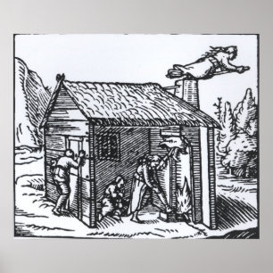 Insida i Witch's House, 1579 Poster