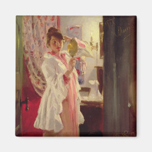Insida med konstnärens fru, 1889 magnet