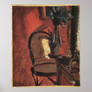 Insida med ordförande och fabrik av Anna Ancher Poster