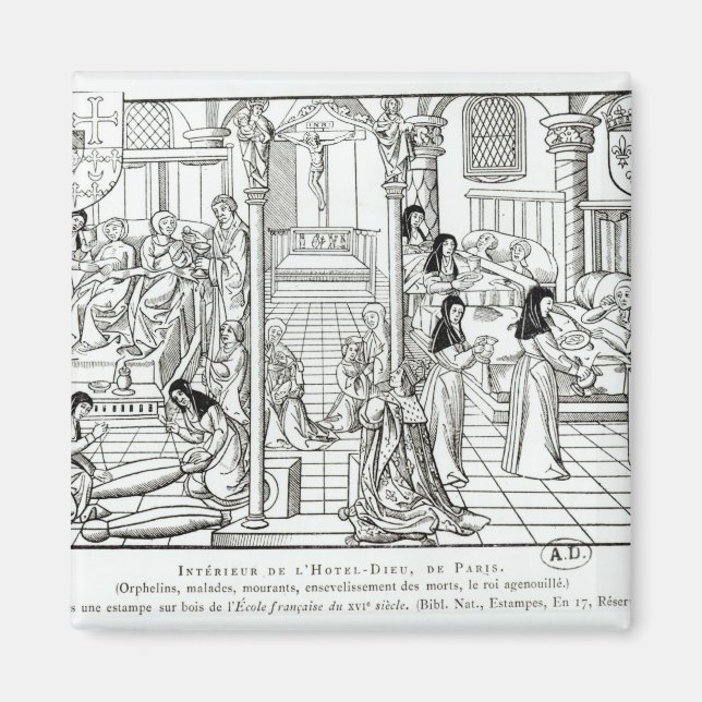 Insida på hotellet Dieu Magnet (Framsidan)