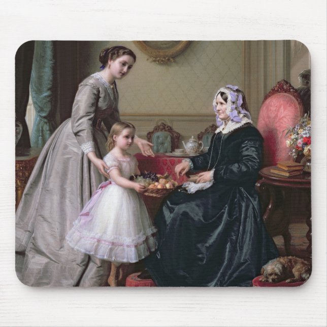 Insida på "kastanj Wimbledon, farmor Musmatta (Framsidan)