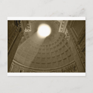 Insida pantheonen, Rome Vykort