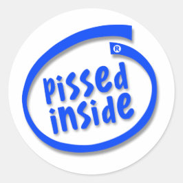 Insida Runt Klistermärke