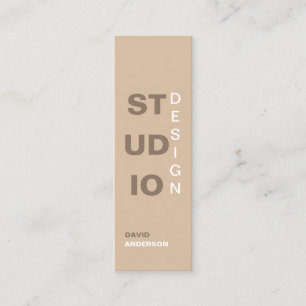 Insida Studio-design med minimal Elegant Logotyp Mini Visitkort