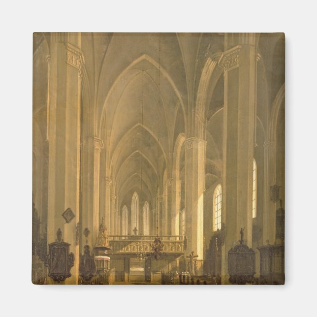 Insida syn på St. John's Church i Hamburg Magnet (Framsidan)