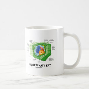 Insida vad jag äter (den vegetariska humorn för kaffemugg