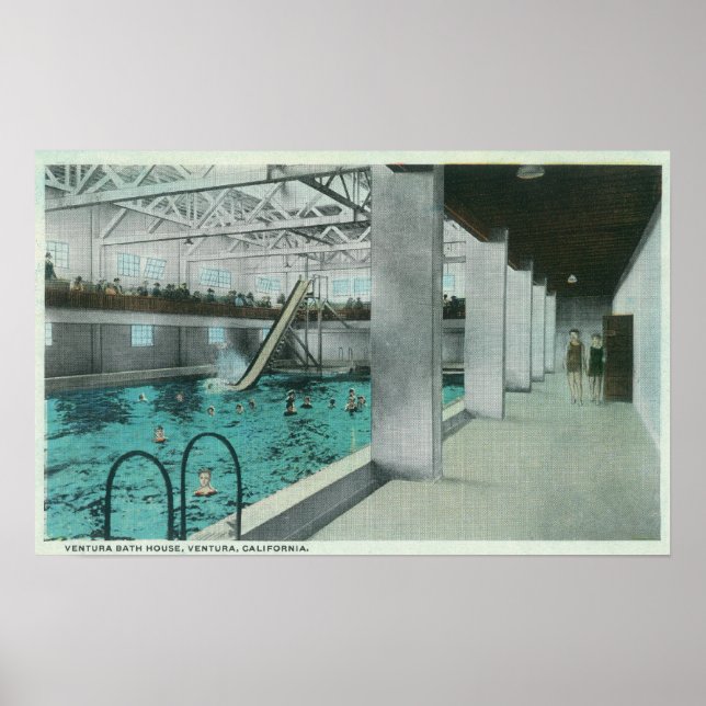 Insida: Ventura Bath House Poster (Framsidan)