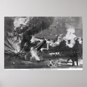 Insida vid Fort Sumter under Poster