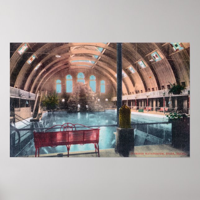 Insida View of the NatatoriumBoise, ID Poster (Framsidan)