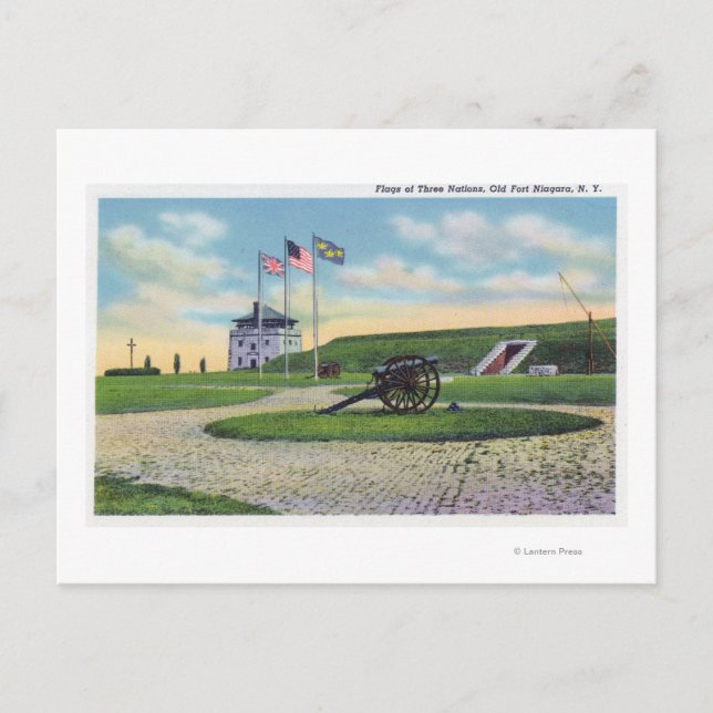 Insida vy över handelsrum i gammal Fransk Vykort (Framsida)