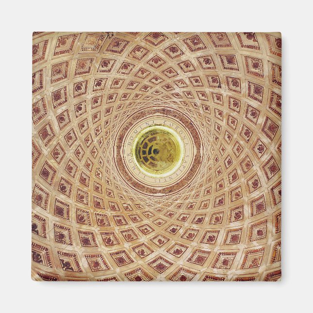 Insida vy över kupolen i kapellet magnet (Framsidan)