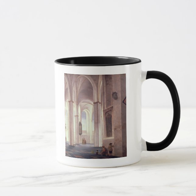 Insidan av Buurkerken på Utrecht, 1644 Mugg (Höger)
