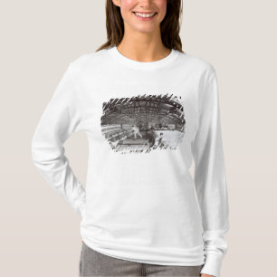 Insidan av en bomull mal tee shirt