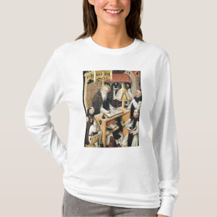 Insidan av en Scriptorium, skolar av Segovia T-shirt