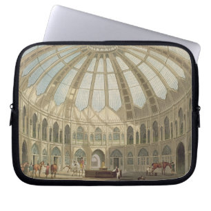 Insidan av stallen, från 'beskådar av Roen Laptop Sleeve