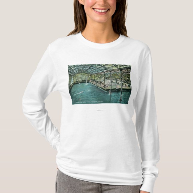 Insidan beskådar av de inomhus Sutro baden Tee Shirt (Framsida)