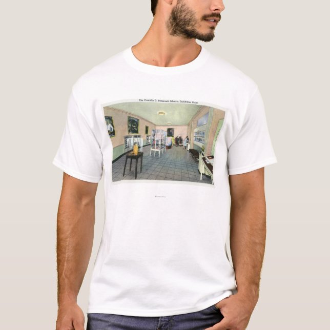 Insidan beskådar av FDR-bibliotek, utställning T-shirt (Framsida)