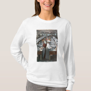 Insidan beskådar av laxCanneryarbetare Tee Shirt