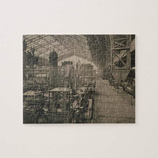 Insidan beskådar av maskinerikorridoren, från pussel (Horisontell)