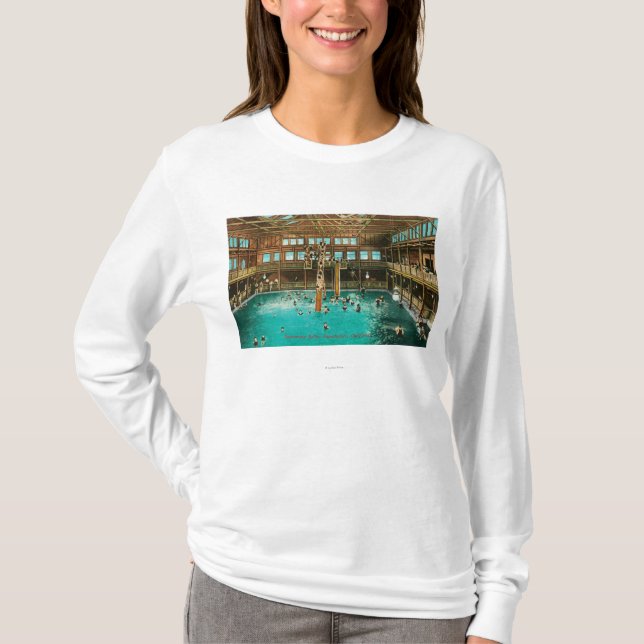 Insidan beskådar av simbassängerna t shirt (Framsida)