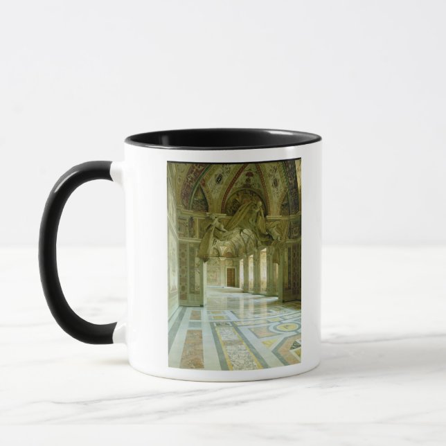Insidan med beskådar av sculpted änglar mugg (Vänster)