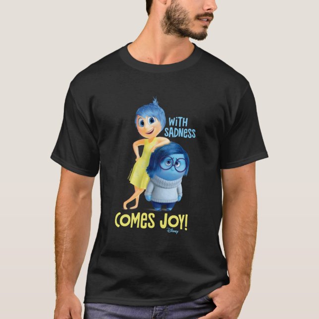 Insidan ut med sadness kommer till glädjen t shirt (Framsida)