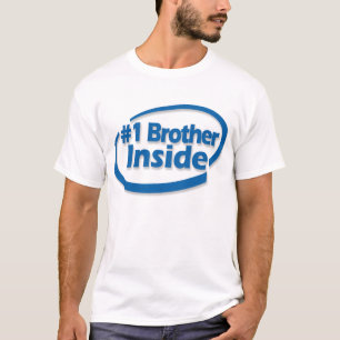 Insidaskjorta för broder #1 t shirt