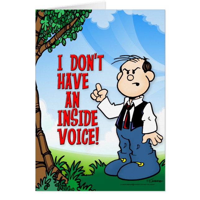 Inside Voice Hälsningskort (Framsidan)