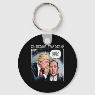 Insiderhandel Trump - Roligt Nyckelring