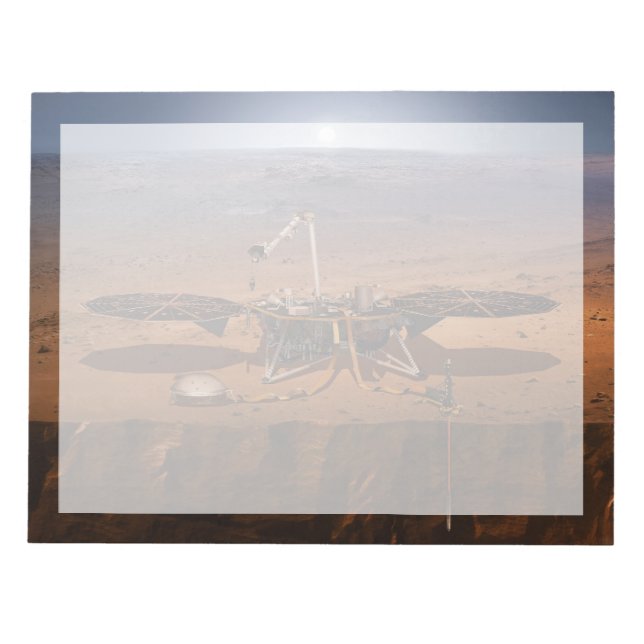 Insight Lander Anteckningsblock (Framsida)