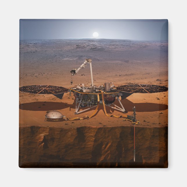 Insight Lander Magnet (Framsidan)