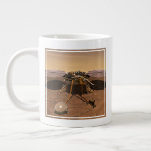 Insight Lander som opererar Yta på Mars. Jumbo Mugg