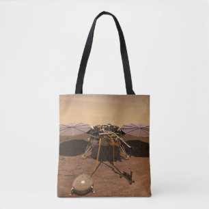 Insight Lander som opererar Yta på Mars. Tygkasse