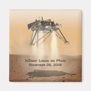 InSight Landing på Mars Magnet
