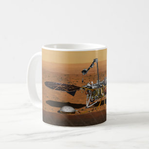 InSight Mars Lander Uppdrag Kaffemugg