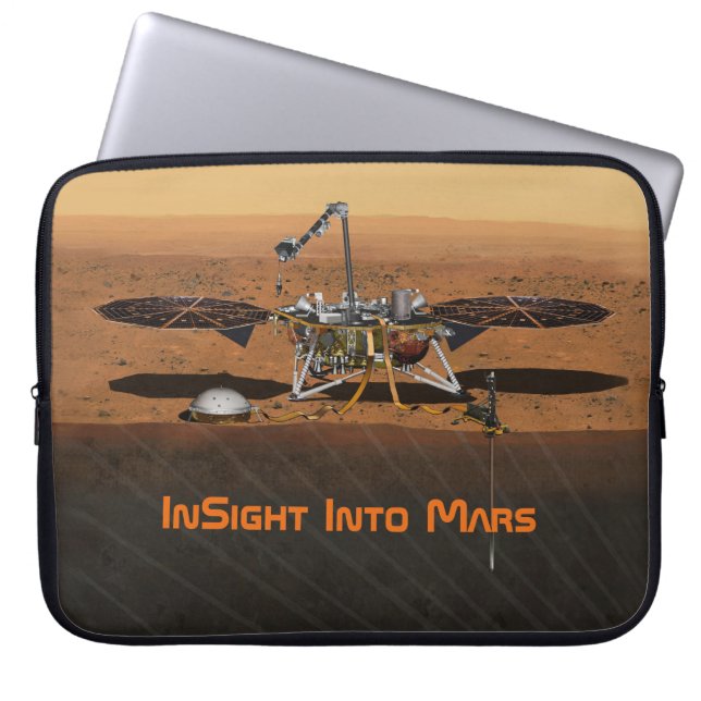 InSight Mars Lander Uppdrag Laptop Fodral (Framsidan)