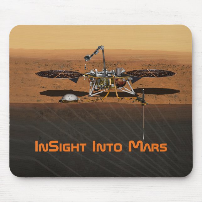 InSight Mars Lander Uppdrag Musmatta (Framsidan)