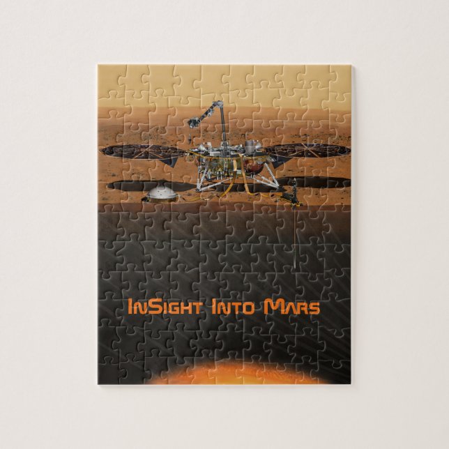 InSight Mars Lander Uppdrag Pussel (Vertikal)