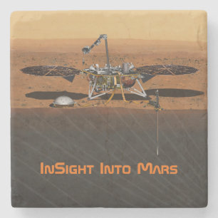 InSight Mars Lander Uppdrag Stenunderlägg