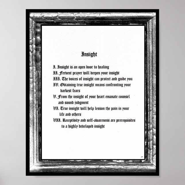 Insikt Poster (Framsidan)