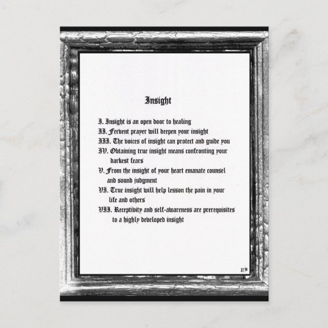 Insikt Vykort (Framsida)