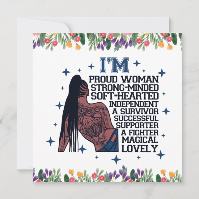 Insiktsfullt Ord Affirmation Sista Bla Julkort (Framsida)