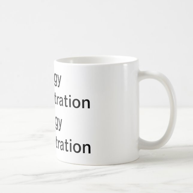 insjunken demonstration kaffemugg (Höger)