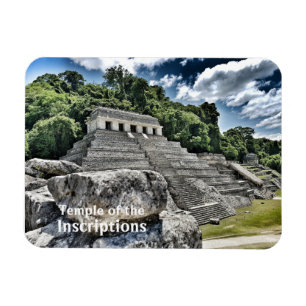 Inskriptionsmallen, Chiapas, Mexiko Magnet