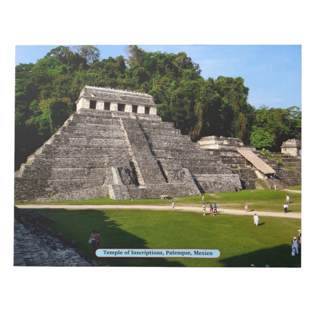 Inskriptionsmallen, Palenque, Mexiko Anteckningsblock (Framsida)