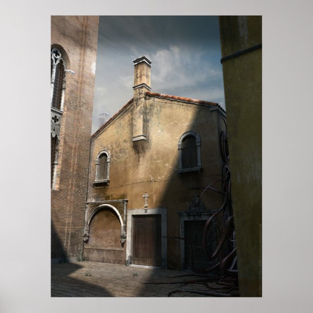 Inskrivet mörkerproblem nr 2 poster (Framsidan)