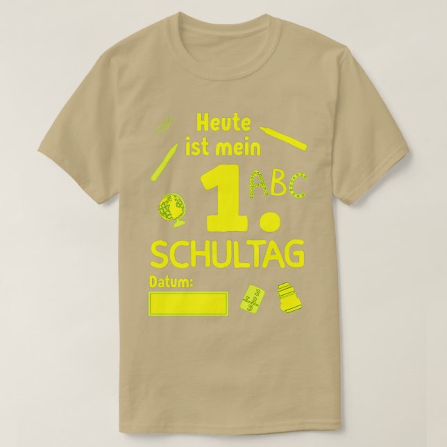 Inskrivning i skolan 2020 skolbarn t shirt (Design framsida)