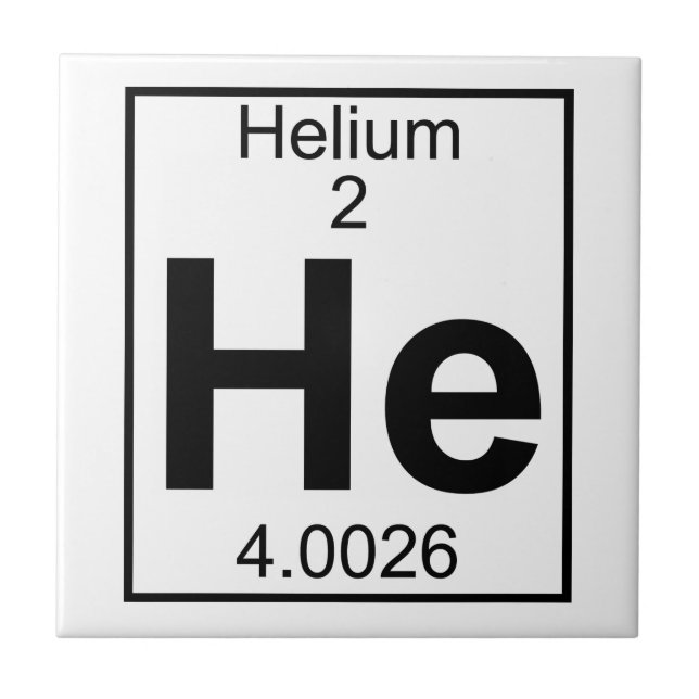 Inslag 002 - Han - Helium (Fullt) Kakelplatta (Framsidan)