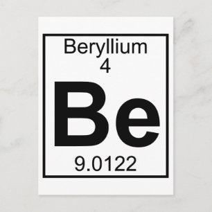 Inslag 004 - BE - Beryllium (Fullt) Vykort