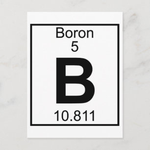 Inslag 005 - B - Boron (Fullt) Vykort